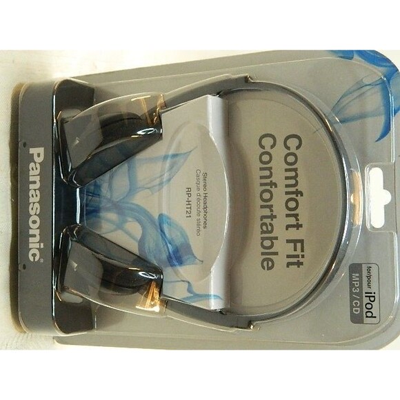 Panasonic NEW Comfort Fit RP-HT21 Stereo Headphones For iPod MP3 CD 3.5 mm Plug - Picture 4 of 10
